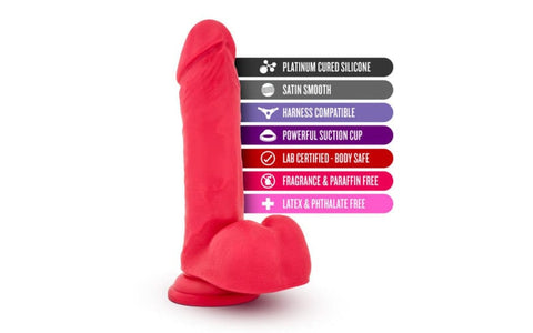 Ruse Big Poppa Cerise Dildo 6.6 Inch Insertable Length DONGS