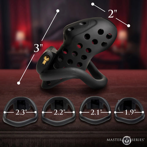 Lock Down Chastity Cage for Men Adjustable Size with Secure Locking Mechanism Cages