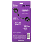 Euphoria Collection Black Adjustable Hand Cuffs with Velvet Interior and Vegan Leather Exterior > Bondage Gear > Restraints