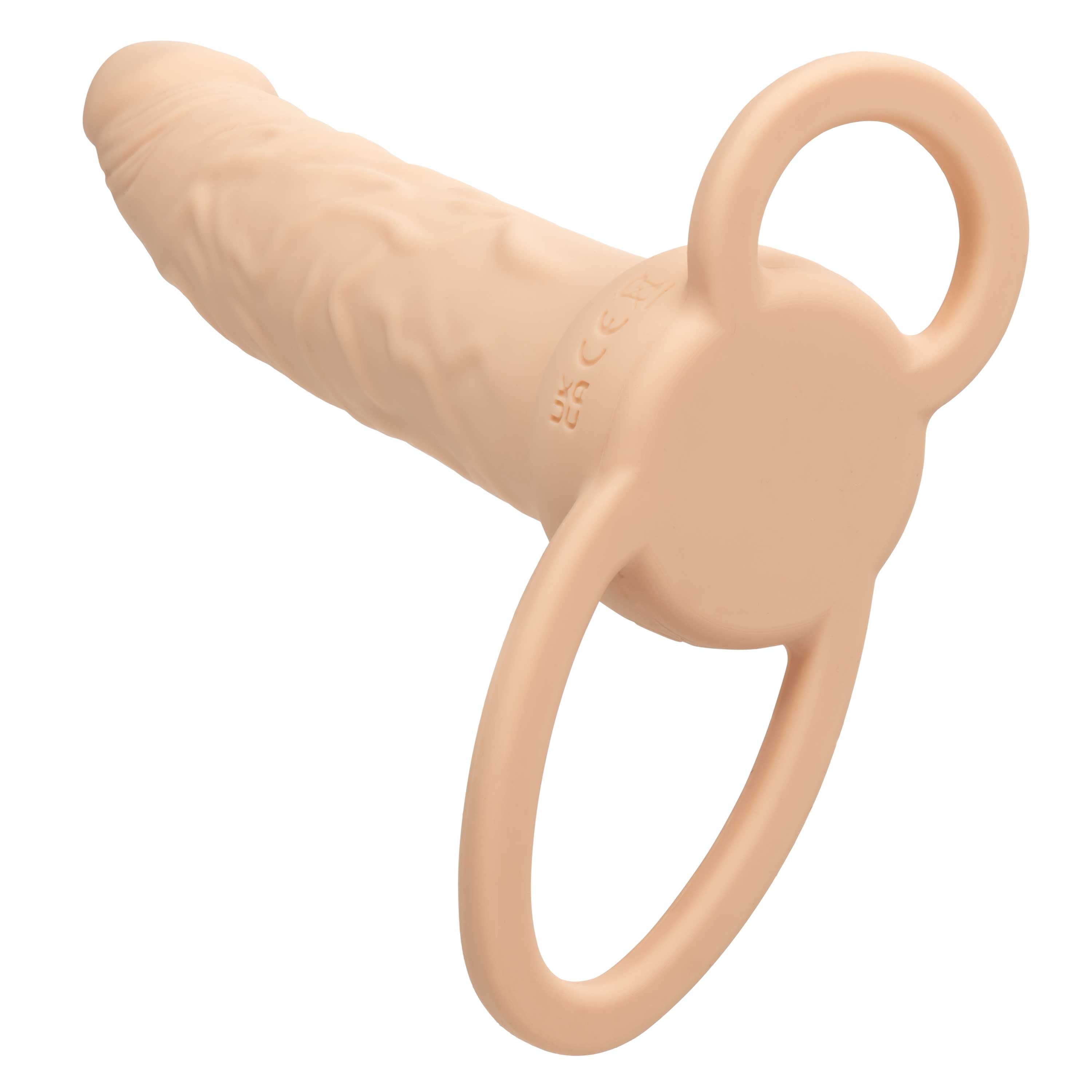 Performance Maxx Dual Penetrator Ivory with 10 Vibration Functions and Dual Support Rings > Dildos > Neutral Dildos