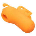 Neon Vibes The Buzzing Vibe Orange Silicone Finger Teaser with 10 Vibration Functions and Rechargeable > Vibrators > Finger Vibrators