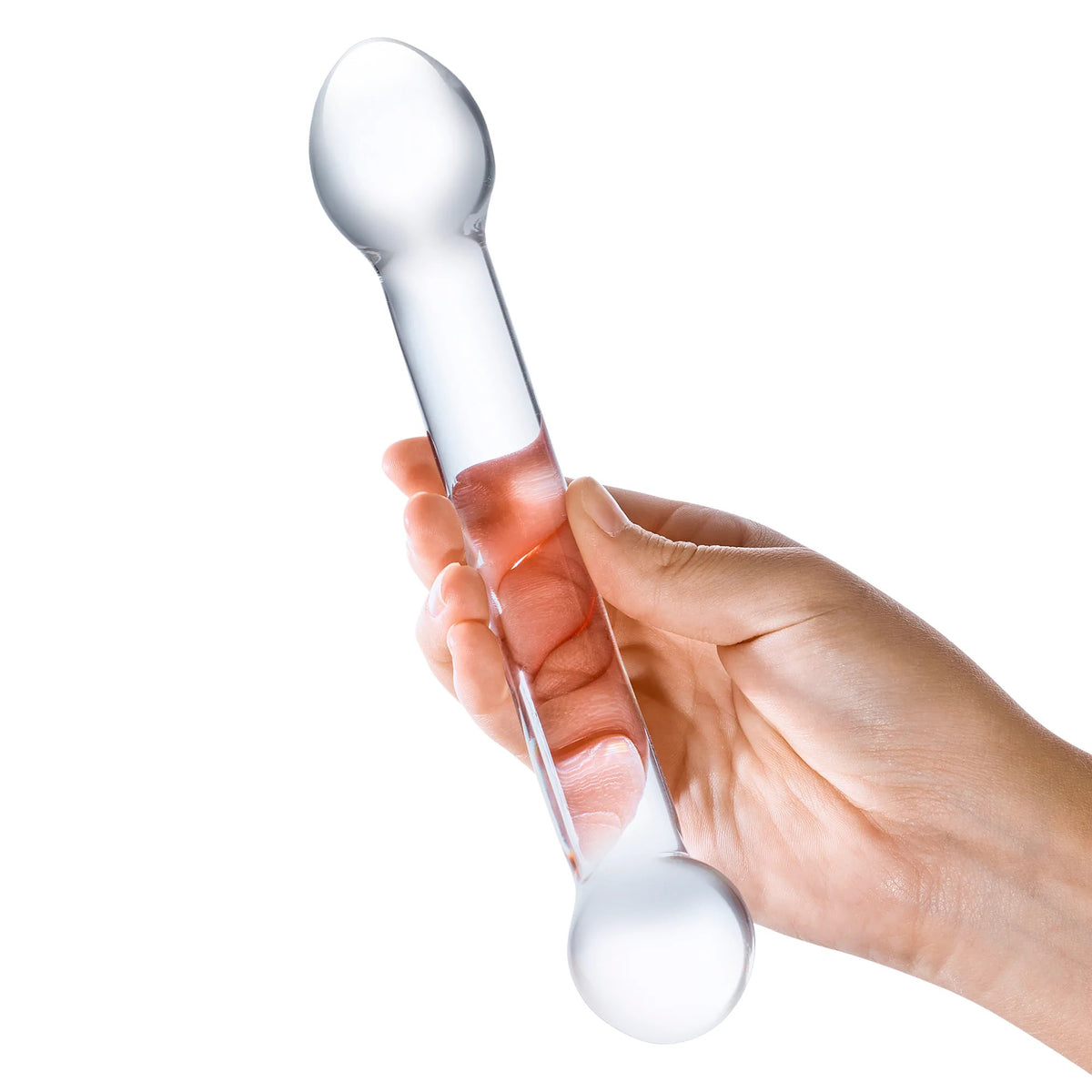 Electric Eel Glas 7 Inch Curved Glass G Spot Stimulator > Glass > Dildos