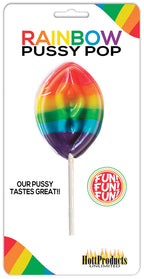 Rainbow Pussy Pop – Multi-Flavored Erotic Candy Lollipop > Novelties > Candy & Edible Items