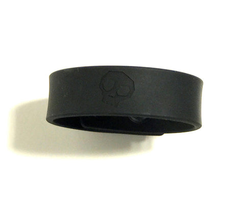 Boneyard Silicone Cock Strap - 3 Snap Ring - Black 8.25 Inch > Cock Ring > Adjustable
