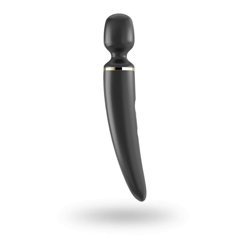 Satisfyer Wand-er Woman Black Full-Body Massager 10in Electric Massager