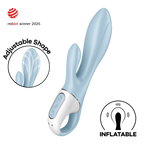 Satisfyer Air Pump Bunny 1 – USB Rechargeable Inflatable 8 Inch Rabbit Vibrator > Vibrators > Ladies > Rabbit