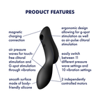 Satisfyer Curvy Trinity 2 – Insertable Air Pulse Vibrator > Vibrators > Unconventional