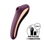 Satisfyer Dual Kiss – Dual Stimulation Rechargeable Silicone Pleasure Device > Sex Toys For Ladies > Air Pulsation