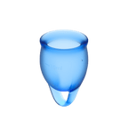 Satisfyer Feel Confident Menstrual Cup Set – Medical Grade Silicone 15ml and 20ml Cups > Essentials > Menstrual Products