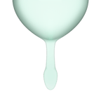 Feel Good Medical-Grade Silicone Reusable Menstrual Cup Set - Light Green > Essentials > Menstrual Products