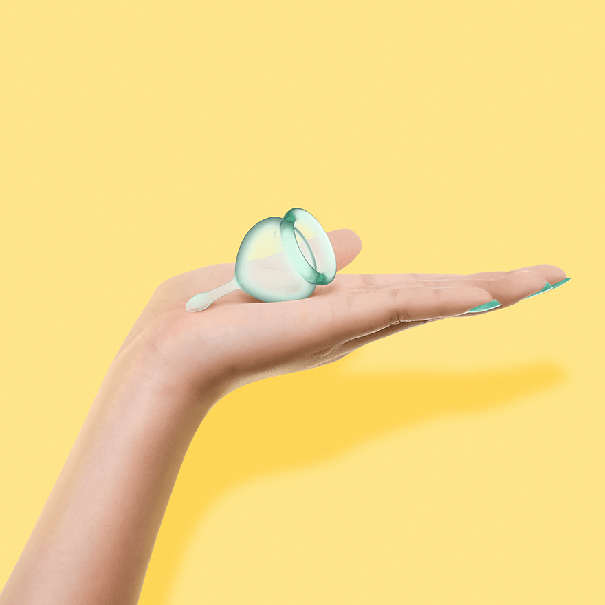 Feel Good Medical-Grade Silicone Reusable Menstrual Cup Set - Light Green > Essentials > Menstrual Products