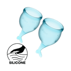 Feel Secure Menstrual Cup (Light Blue) – Medical Grade Silicone 2pcs > Essentials > Menstrual Products