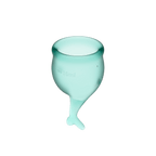 Feel Secure Medical-Grade Silicone Menstrual Cup 2pcs (Dark Green) > Essentials > Menstrual Products