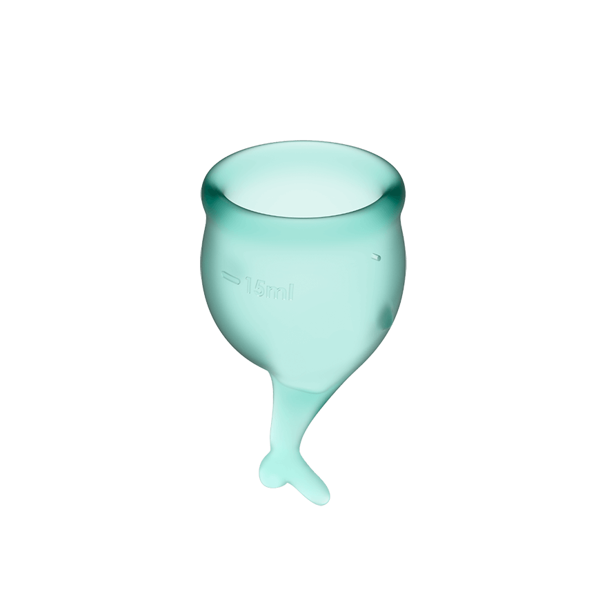 Feel Secure Medical-Grade Silicone Menstrual Cup 2pcs (Dark Green) > Essentials > Menstrual Products