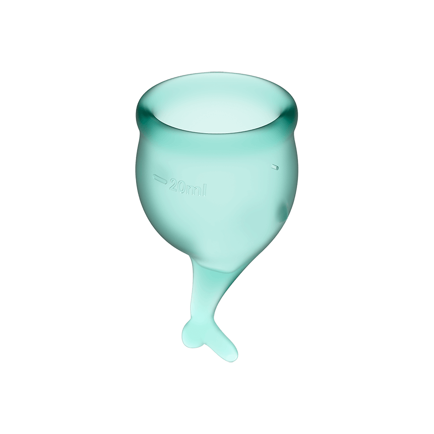 Feel Secure Medical-Grade Silicone Menstrual Cup 2pcs (Dark Green) > Essentials > Menstrual Products