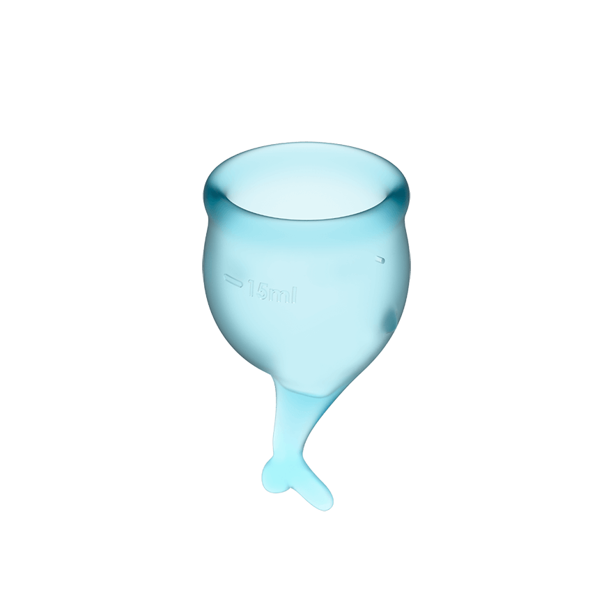 Feel Secure Menstrual Cup (Light Blue) – Medical Grade Silicone 2pcs > Essentials > Menstrual Products