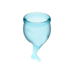 Feel Secure Menstrual Cup (Light Blue) – Medical Grade Silicone 2pcs > Essentials > Menstrual Products