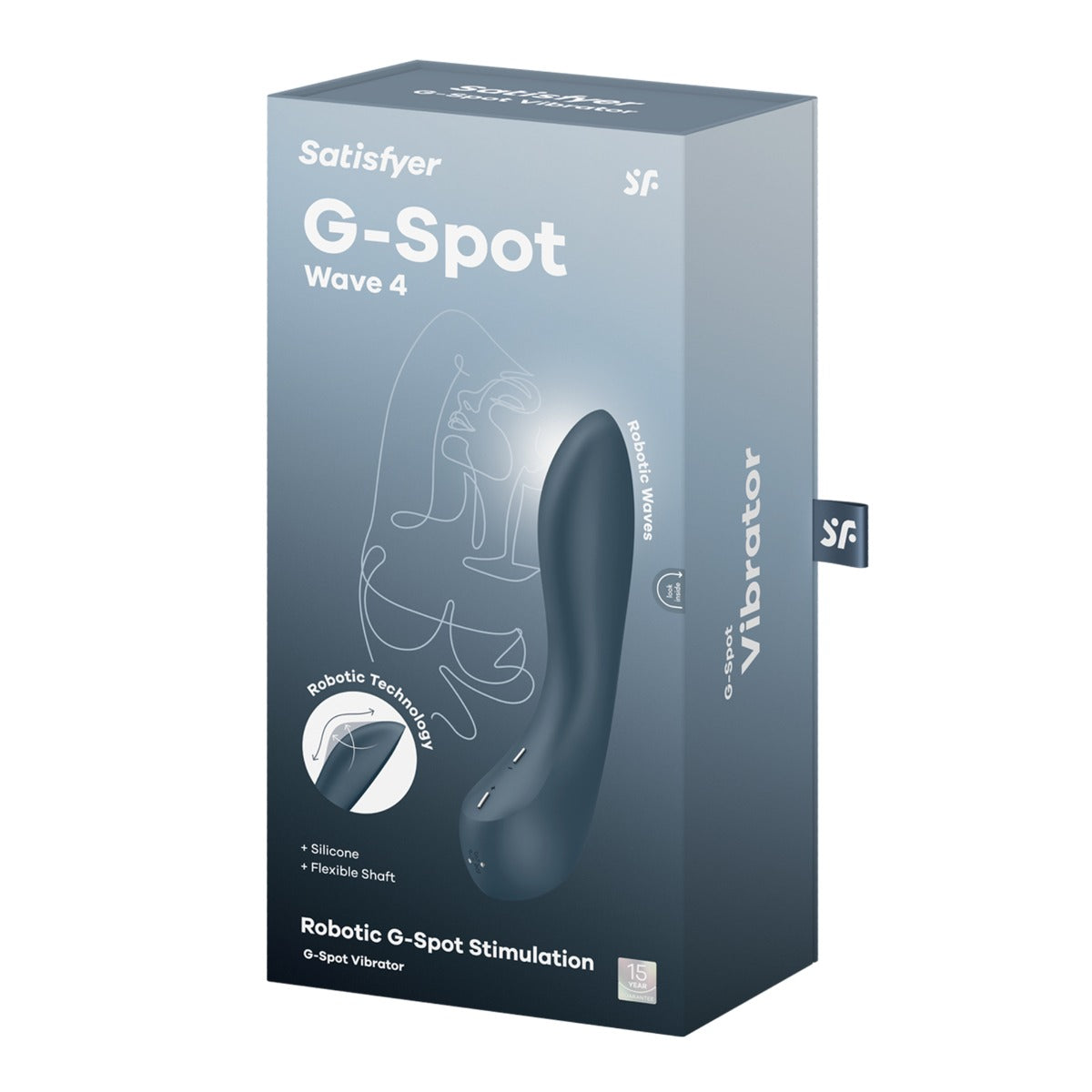 Satisfyer G-Spot Wave 4 Waterproof 8.5 Inch Robotic Technology G-Spot Vibrator > Sex Toys For Ladies > G-Spot Vibrators
