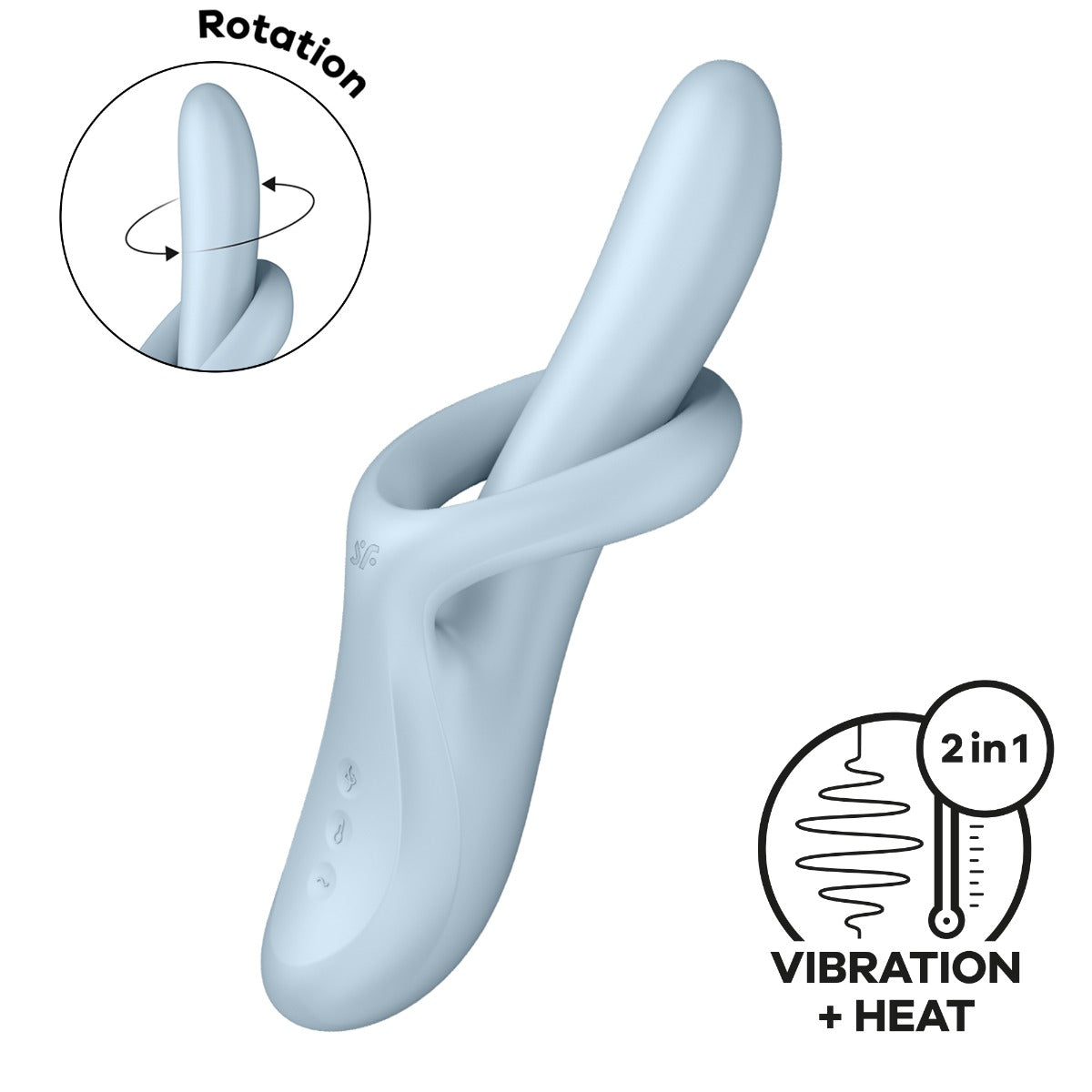 Satisfyer Heat Flex 4 Heating Vibrator Blue
