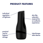 Satisfyer Men Classic Masturbator Sleeve – Discreet, Portable Male Masturbator > Sex Toys For Men > Masturbators > Manual