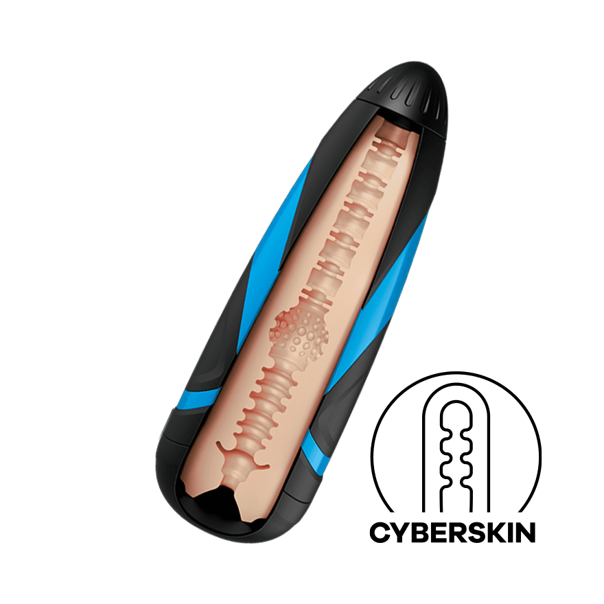 Satisfyer Men Sleeve Tri Delights – Soft Cyberskin Replaceable Masturbator Sleeve > Sex Toys For Men > Masturbators > Vibrating