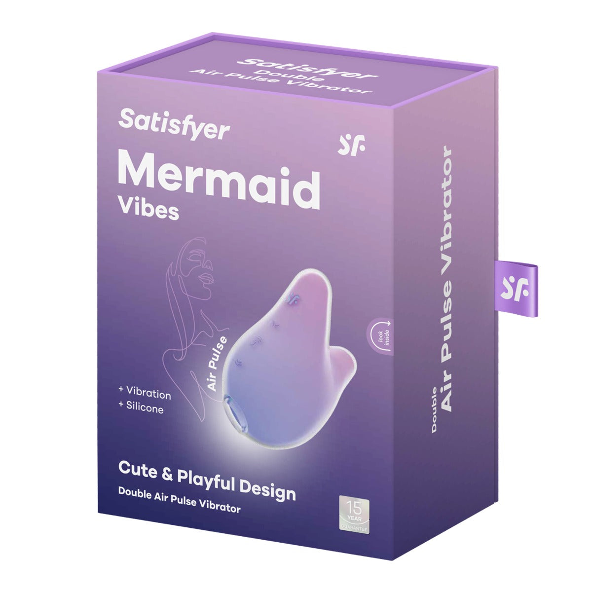 Satisfyer Mermaid Vibes – USB Rechargeable Air Pulse Stimulator with Vibration > Sex Toys For Ladies > Air Pulsation