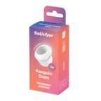 Satisfyer Penguin Climax Tips 5 Interchangeable White Attachments for Air-Pulse Stimulator > Sex Toys > Replacement Parts