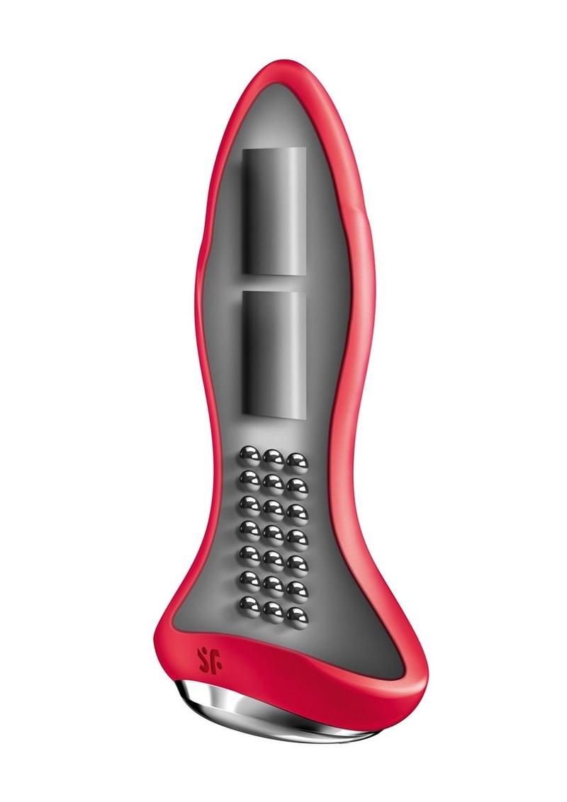 Satisfyer Rotator Plug 1 Plus Red Bluetooth Waterproof Silicone Vibrator > Anal Range > Vibrating Butt Plugs