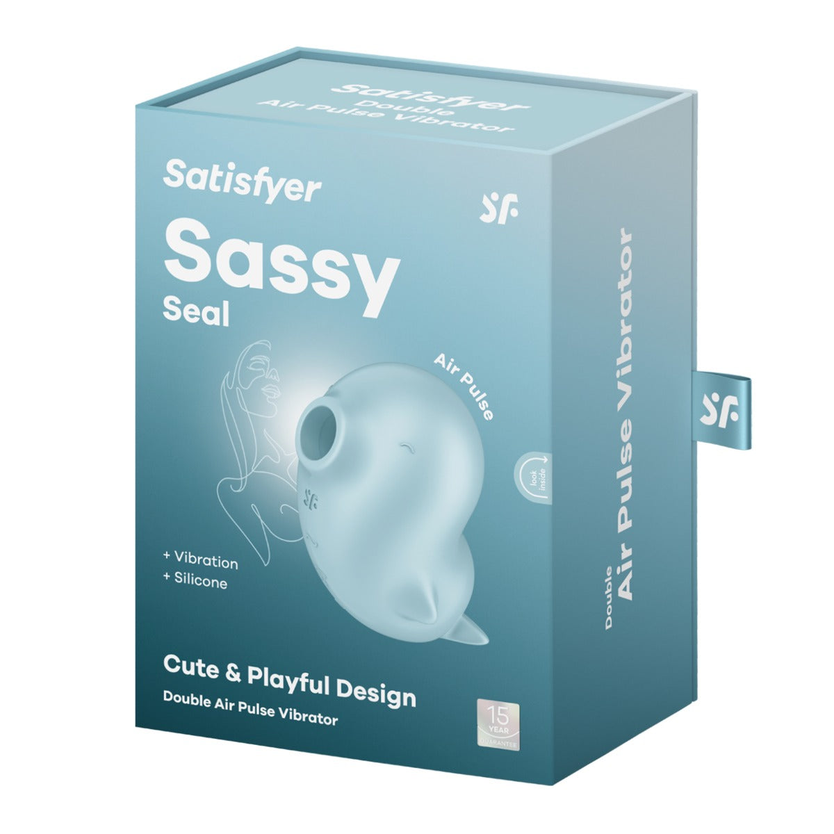 Satisfyer Sassy Seal Waterproof Vibrator – Silicone Material Compact Design > Sex Toys For Ladies > Air Pulsation
