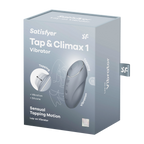 Satisfyer Tap and Climax 1 Lay-On Vibrator Blue