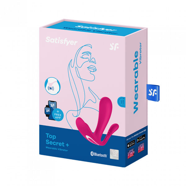 Satisfyer Top Secret Wearable Vibrator – Ergonomic Design Rechargeable Silicone Vibrator > Sex Toys For Ladies > Panty Vibes