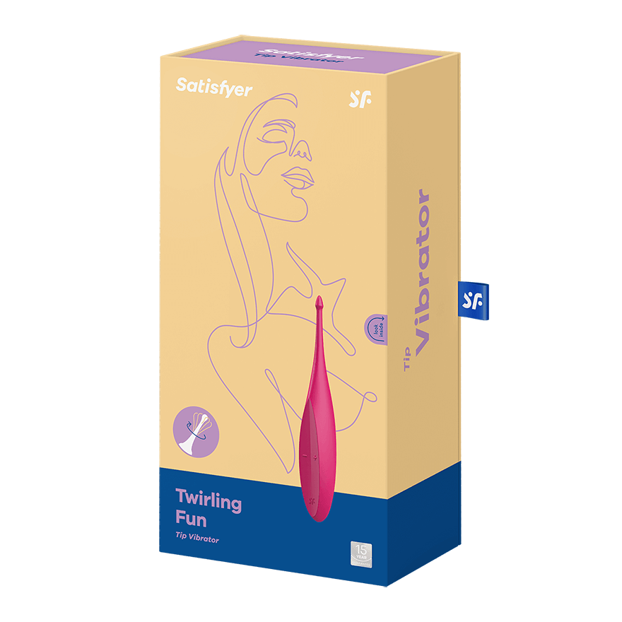 Satisfyer Twirling Fun Vibrator – Waterproof Silicone with 12 Settings > Vibrators > Ladies > Clitoral Vibrators and Stimulators