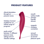 Satisfyer Twirling Pro+ Hybrid Air Pulse Vibrator with App Control > Sex Toys For Ladies > Air Pulsation