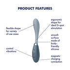 Satisfyer G-Spot Flex 3 Multi Vibrator – Flexible Silicone Shaft with 12 Vibration Modes > Sex Toys For Ladies > G-Spot Vibrators