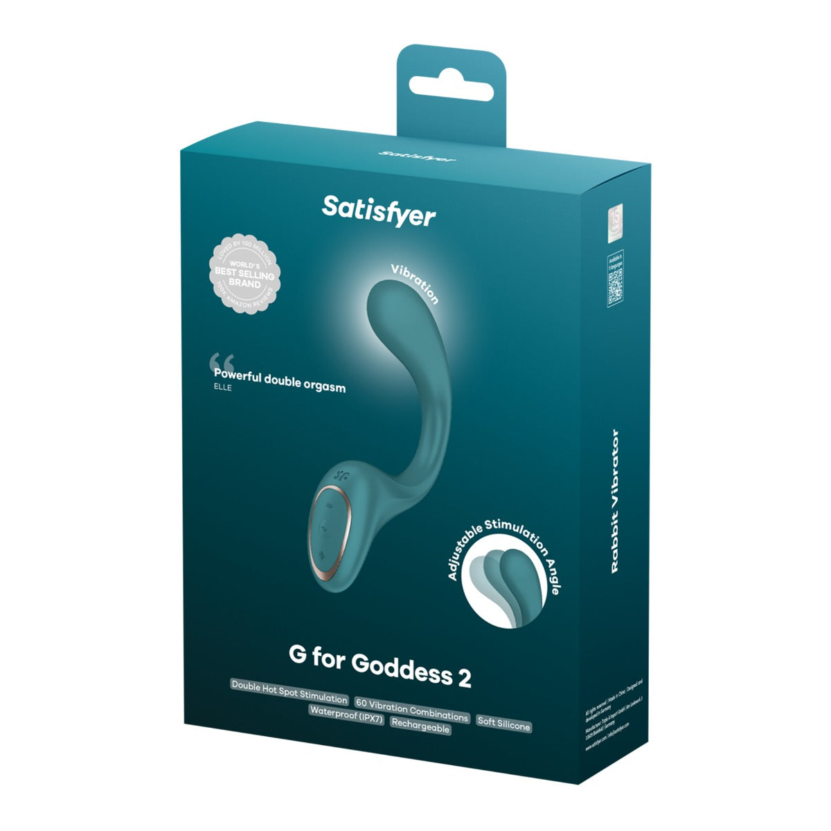 Satisfyer G For Goddess 2 Rechargeable G-Spot Vibrator Default Title > Sex Toys For Ladies > G-Spot Vibrators