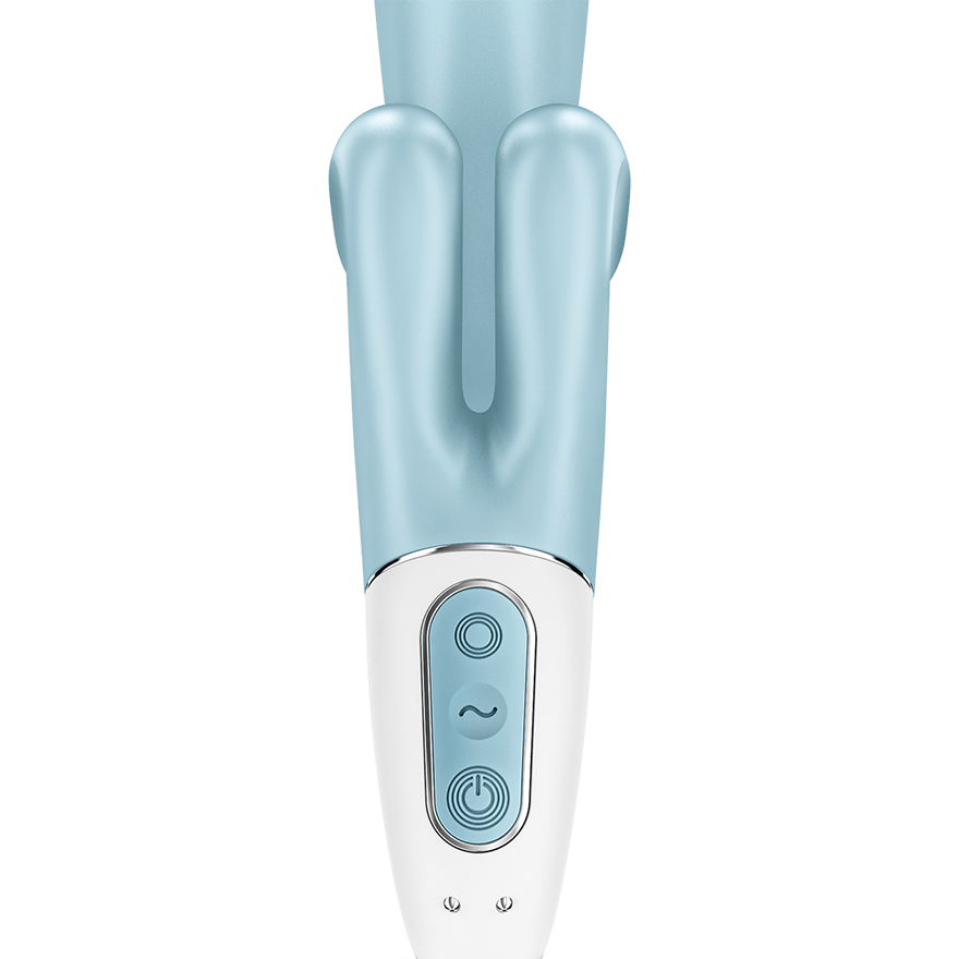 Satisfyer Touch Me 21cm Rabbit Vibrator Blue | Triple Motors Waterproof > Vibrators > Ladies > Rabbit