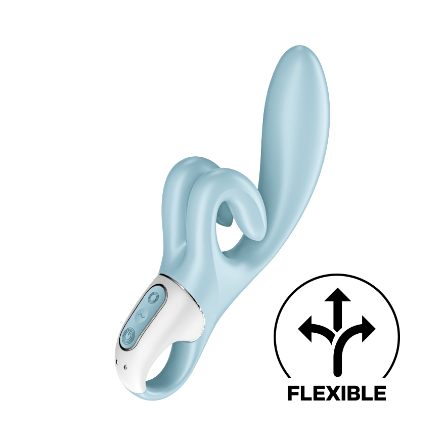 Satisfyer Touch Me 21cm Rabbit Vibrator Blue | Triple Motors Waterproof > Vibrators > Ladies > Rabbit