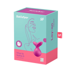 Satisfyer Viva La Vulva 3 Waterproof Silicone Lay-On Vibrator with 12 Vibration Modes > Vibrators > Vibrating Pads