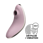 Satisfyer Vulva Lover 1 Compact Clitoral Stimulator – Violet Silicone Rechargeable Vibrator > Sex Toys For Ladies > Air Pulsation