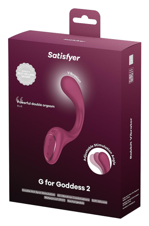 Satisfyer G For Goddess 2 Rechargeable Silicone G-Spot Vibrator Default Title > Sex Toys For Ladies > G-Spot Vibrators