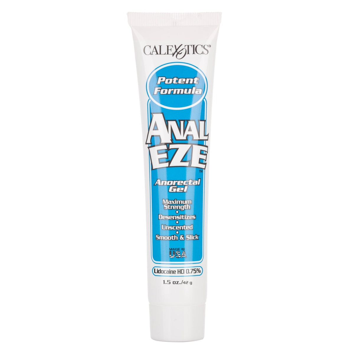 Anal Eze Unscented Desensitizing Gel 7.5% Benzocaine 1.5oz Water-Based Anal Gel > Lube > Anal Main image