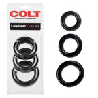 Colt 3 Ring Set – Pliable Rubber Rings in Three Sizes for Erection Stamina and Comfort > Cock Ring > Sets