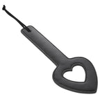 Sex & Mischief Shadow Heart Paddle (Black) – Impact Play Paddle with Adjustable Wrist Strap Black > Bondage Gear > Paddles