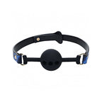 Ouch Florence Collection Silicone Ball Gag Blue > Bondage Gear > Gags and Bits