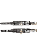 Ouch! NY Collection Handcuffs with Iridescent Hardware and Black PU Leather > Bondage Gear > Restraints