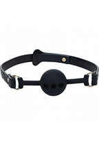 Ouch Rome Collection Silicone Ball Gag with Adjustable PU Leather Straps and Iridescent Hardware > Bondage Gear > Gags and Bits