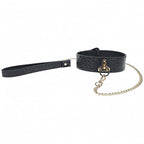 Ouch Rome Collection Iridescent PU Leather Collar and Leash > Bondage Gear > Collars & Leashes