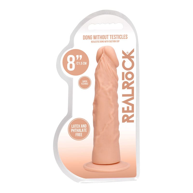Realrock 8 Inch Realistic Dildo 20.3 Centimeter Dong Dongs Realistic