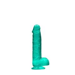 Shots Toys DONGS Turquoise  RealRock 6'' Realistic Dildo With Balls - Turquoise 7423522631645