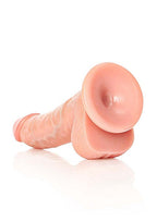 RealRock Realistic Curved Dong with Balls – Firm Soft-Touch 15.5 cm Dildo > Dildos > Realistic Dildos
